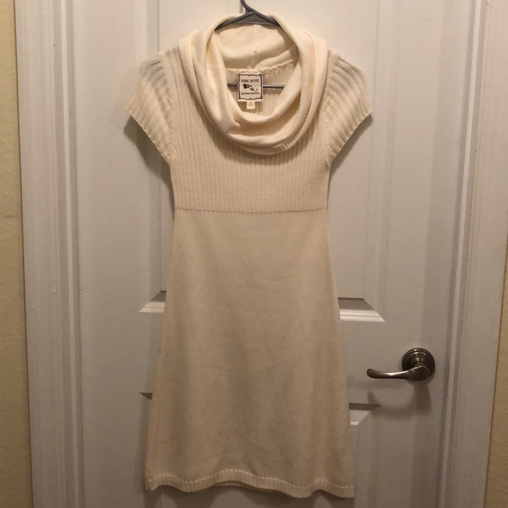 White Sweater Dress